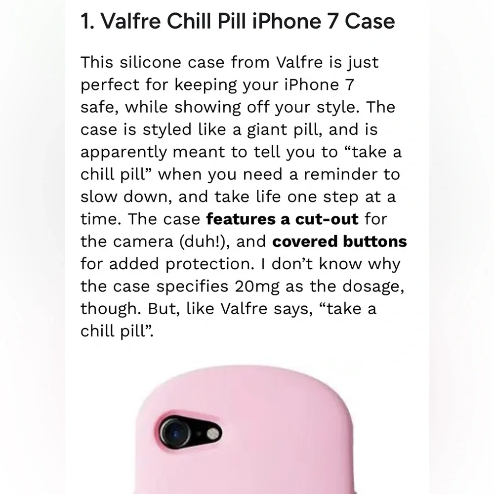 Valfré Chill Pill iPhone 7 Case
